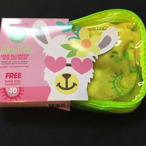 Make up eraser set - llama print